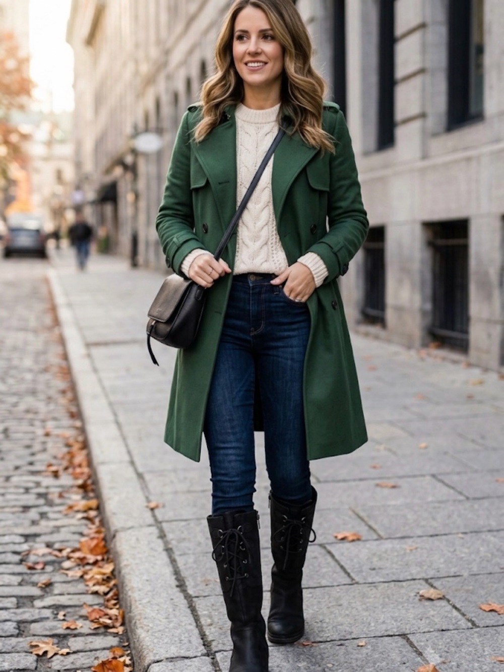 UGG Black Lace-Up Knee-High Suede Boots